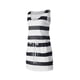 thumbnail image 4 of VISgogo Vestido casual de verano para mujer sin mangas con cuello en V profundo con cordón a rayas con bolsillos VISgogo  moda, 4 of 9