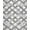 Gray, Pattern 2, variant on ODIKA 4' x 6' Machine Washable Non-Slip Area Rug, Geometric Checkerboard High Traffic Rug, Beige, 187224