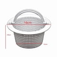 thumbnail image 5 of Replacement Pool Skimmer Basket (2 Pack) - Above Ground Pool Thru-Wall SkimmerBY White, 5 of 5