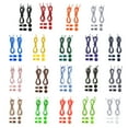 thumbnail image 6 of No Tie Shoelaces Elastic Heavy Duty Lock Adjustable Multi-colored Kids Adults Tieless Sports Shoe Strings Shoes Accessories-1 Set, 6 of 7