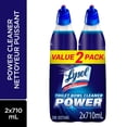 thumbnail image 1 of Lysol Bathroom cleaning- Toilet Bowl Cleaner, Power, 2x710 mL, 1 of 4