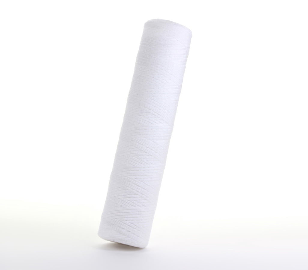 Hydronix SWC-45-2005 Sediment String Wound Water Filter Cartridge Universal Whole House, Commercial 4.5 x 20 - 5 micron