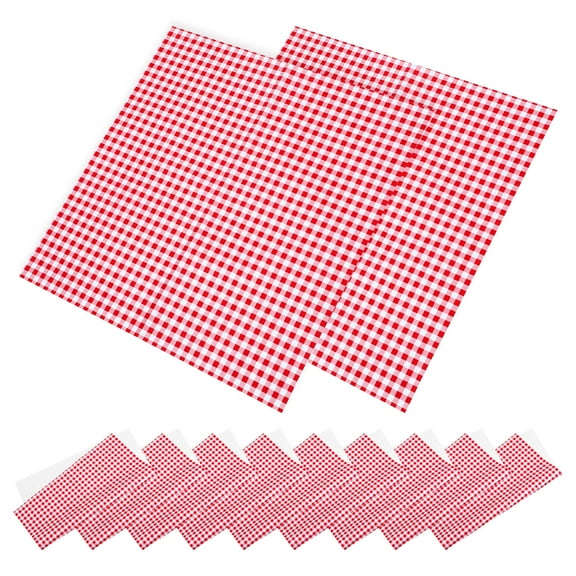 20 Pcs Plaid Tissue Paper Black Wrapping Household Marble Bridesmaid Comb Baby Girl Red