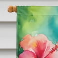 thumbnail image 3 of Hawaii Hawaiian Hibiscus in Watercolor House Flag 28 in x 40 in, 3 of 5