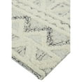 thumbnail image 3 of Feizy Anica Transitional Geometric, Ivory/Black, 6' x 9' Area Rug Easy Care Stain Resistant Moroccan Moroccan Floor Rug for Living room Bedroom, 3 of 6
