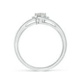 thumbnail image 2 of Angara Natural Opal Ring - Prong-Set Opal and Diamond Split Shank Ring for Women | October Birthstone Jewelry | 14K White Gold Opal Ring (Ring Size = 7), 2 of 12