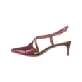 thumbnail image 3 of Womens Calvin Klein Paula Slingback Pointed Toe Pumps, Red Rock, 7.5 US / 37.5 EU, 3 of 5