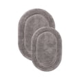 thumbnail image 2 of BNM Non-Slip Washable Bath Rug Set, 20" x 30", 24" x 36", Silver, 2 of 8