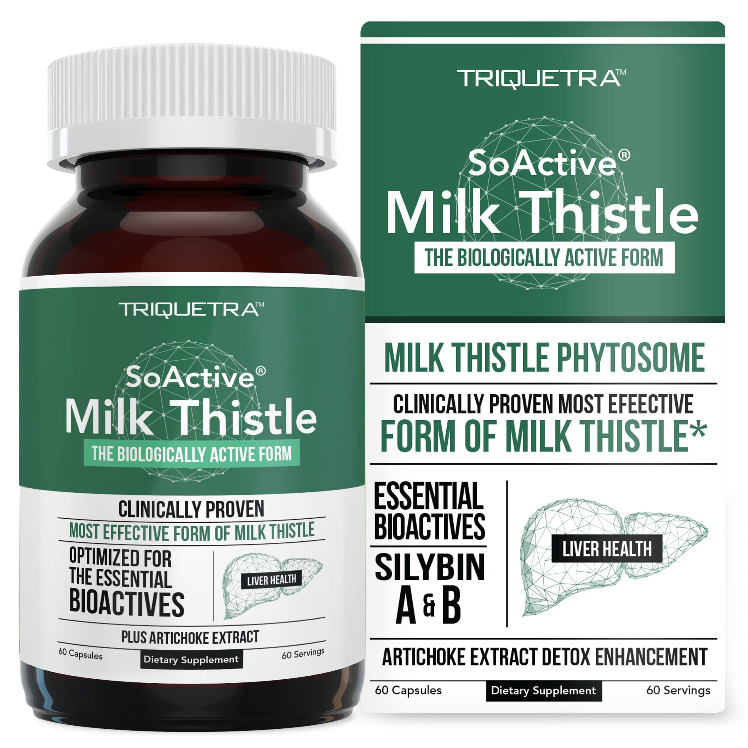 SoActive® Milk Thistle Clinically Proven 10X More Effective Milk