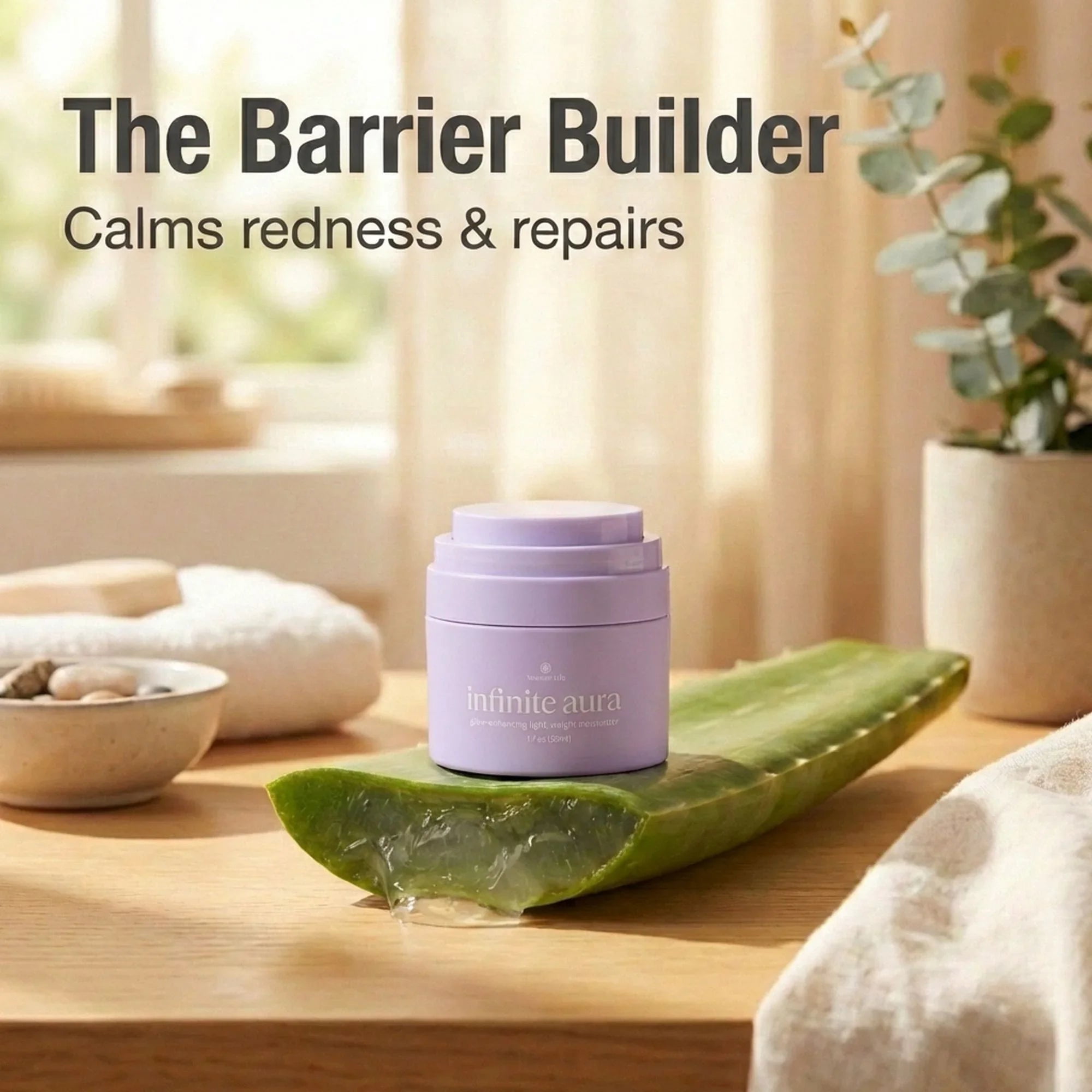 Bohemia Skin Infinite Aura Ceramide Moisturizer for Sensitive Skin with Copper Peptides & Beta Glucan