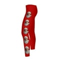 thumbnail image 4 of Roncen Women's Santa Claus Print Christmas Leggings High Waist Stretch Christmas Tights Pants Skull Santa Xmas Leggings, 4 of 9