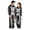 Grey, variant on Adult Halloween Relaxed‑Fit One‑Piece Jumpsuit, Hooded Full‑Body Skeleton Pattern Long Sleeve Couple Loungewear