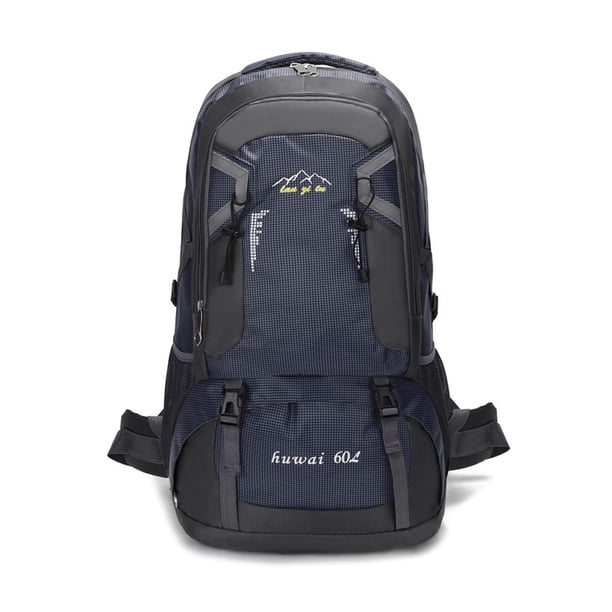 Mochilas de 60L Greeniant para acampar al aire libre impermeables Azul oscuro