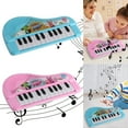 thumbnail image 2 of Mini Piano Toy Birthday Gift Musical Piano Toy Teaching Musical Instrument Multi-function Keyboard with 13 Keys for Girl Boy Blue, 2 of 6