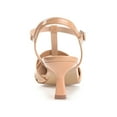 thumbnail image 4 of Journee Womens Jazlynn Buckle Kitten Heel Pointed Toe Pumps, Widths Available, 4 of 10