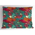 thumbnail image 1 of Floral Pillow Sham Flourishing Foliage Petals Plant Vibrant Color Palette Image Flower Blossom Design, Decorative Standard King Size Printed Pillowcase, 36 X 20 Inches, Multicolor, by Ambesonne, 1 of 2