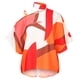 thumbnail image 4 of Puntoco Mujeres Casual Media Manga Murciélago Halter Cuello Hombro Impreso y Sólido Suéter Suelto Blusa tops Puntoco Puntoco-1793, 4 of 5