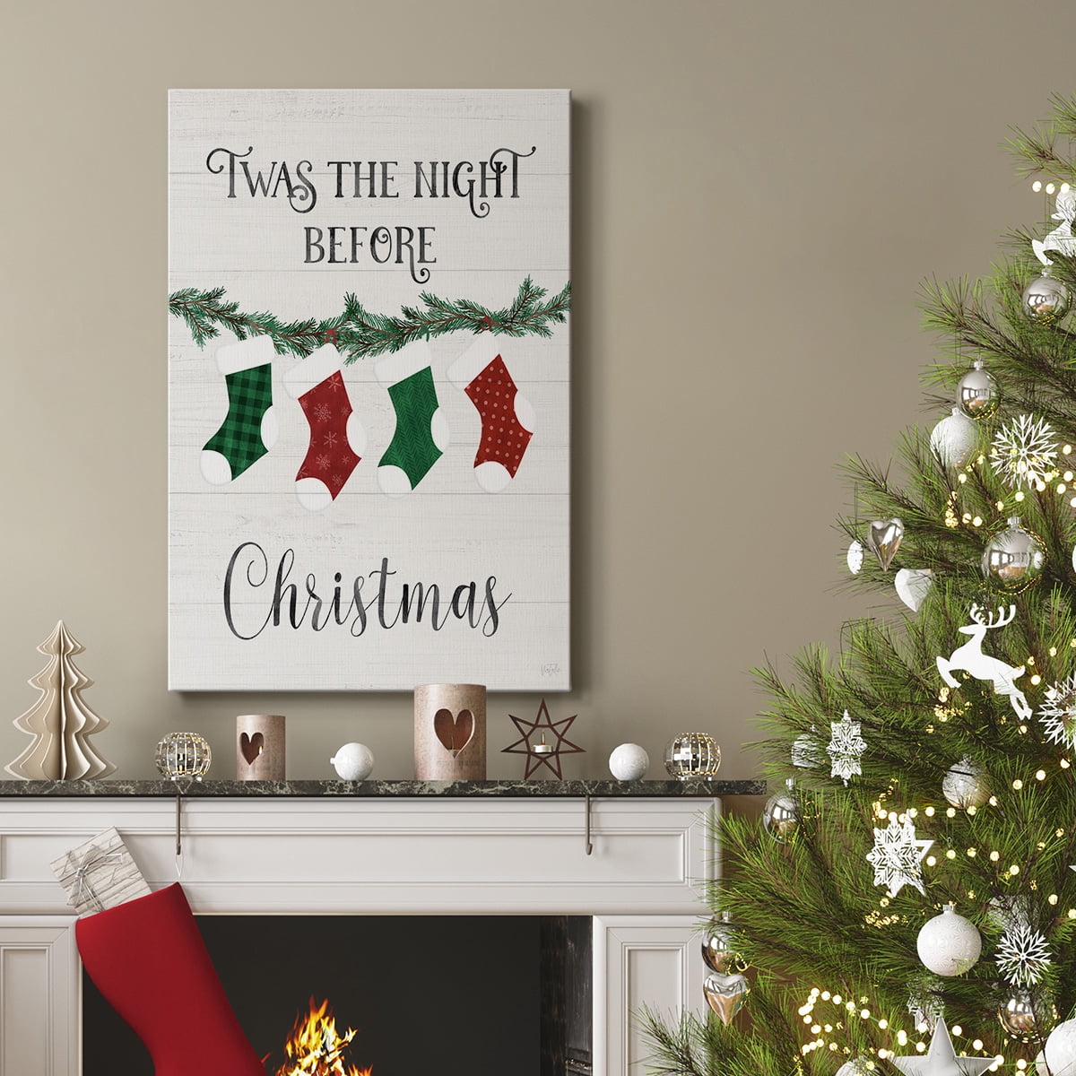 Night Before Christmas- Gallery Wrapped Canvas