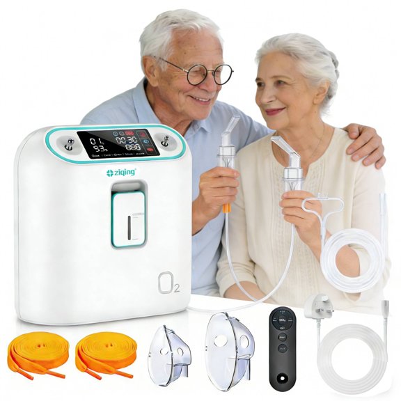 Household 2-9L oxygen tube machine with Oxygen Masks