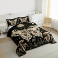 thumbnail image 3 of Manfei Gothic Moth Bedding Comforter Set,Rustic Mushroom Twin Comforter Sets,Country Flower Floral Bedding Set For Boys Teens,Super Cozy Room Decor Reversible,2 Pieces, 3 of 8