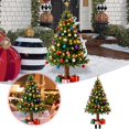 thumbnail image 7 of 11. Inch Lighted Christmas Tree Yard Signs with Stakes Light Up Pathway Xmas Tree Garden Stake with Baubles Gift Box and Star Topper Rustic Lawn Signs for Holiday Garden Lawn Patio Decor, 7 of 7