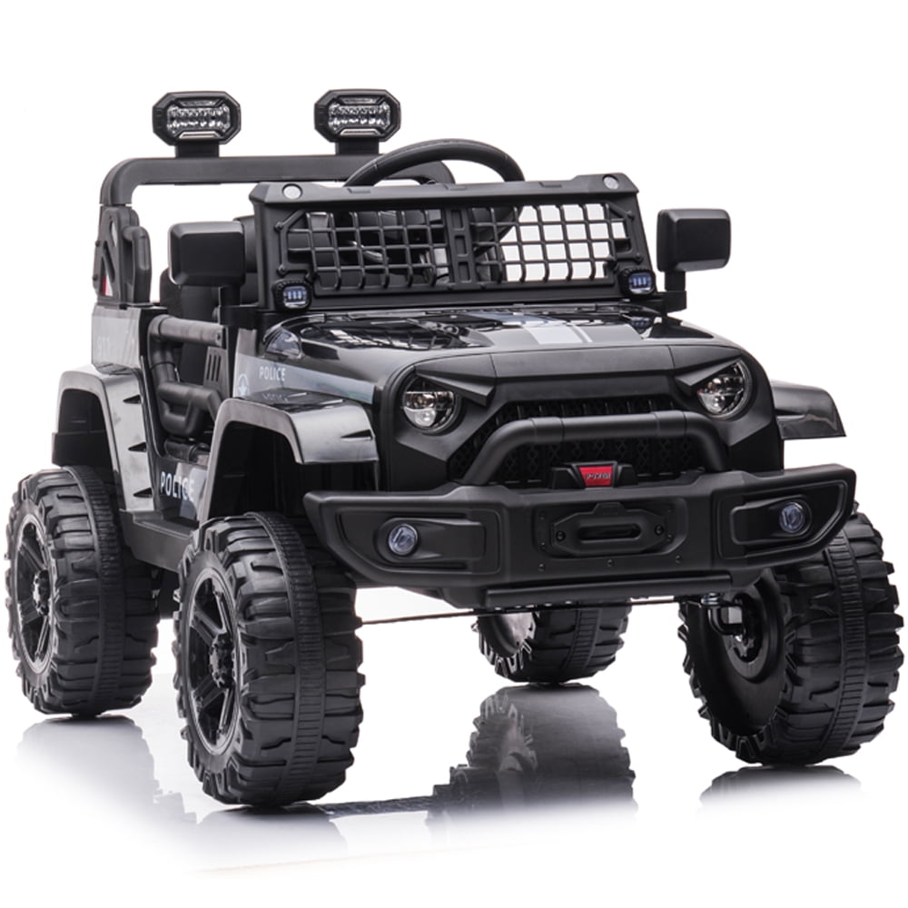 12V Electric Ride On Car Kids Ride on Toy Cars w/ Remote Control Bluetooth Black 