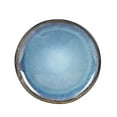thumbnail image 4 of Gibson Soho Lounge Nardini 12 Piece (Service for 4) Plates and Bowls Reactive Glaze Dishes Stoneware Ceramic Dinnerware Set - Black and Blue, 4 of 11