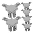 thumbnail image 6 of Tineasur 6-Pack Aluminum Corner Bracket Connectors for Shelving Units and Structural Framework Support, 6 of 8