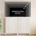 thumbnail image 2 of Garvee Chest of Drawers with 5 Drawers, 29.92 x 15.7 x 47.24", Iron Ring Handle, White, 2 of 11