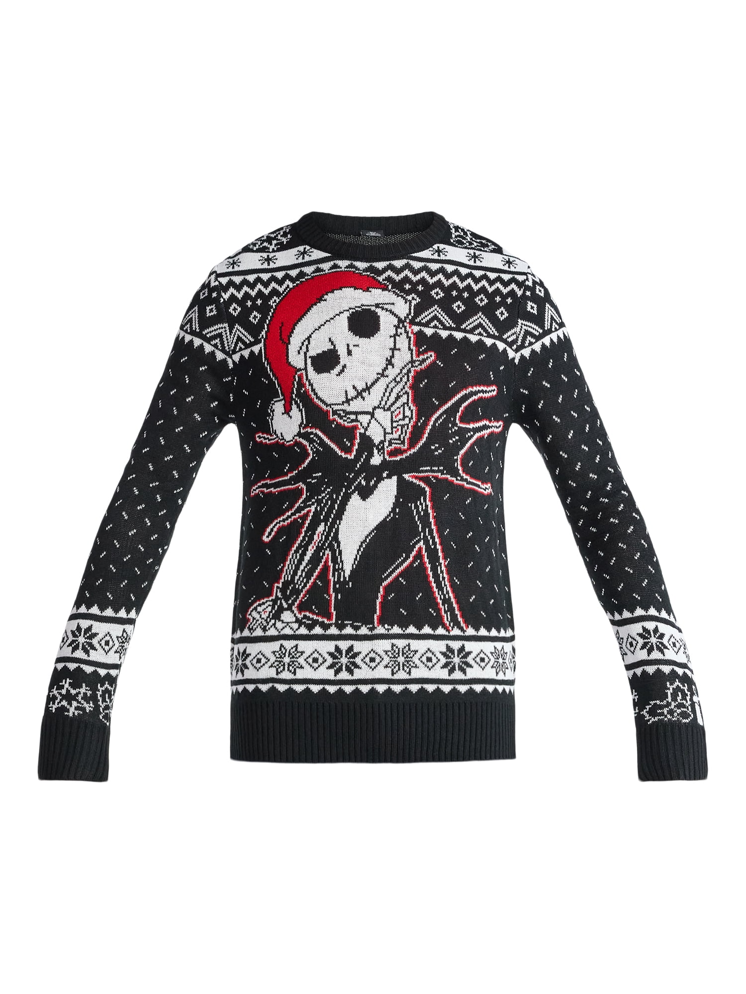 Disney Nightmare Before Christmas Men's and Big Men's Holiday Sweater Ugly Sweater, Sizes XS-3XL