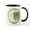 White/Black Inside, variant on CafePress - New Hampshire Quarter 2000 Basic Mugs - 11 oz Ceramic Mug - Novelty Coffee Tea Cup