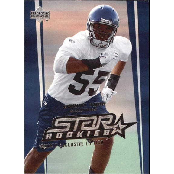 2006 Upper Deck Exclusive Edition Rookies #240 Darryl Tapp RC NFL Football Trading Card