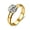 Gold, variant on Round Cubic Zirconia Solitaire Engagement Ring,Wedding Ring for Women Sz 10