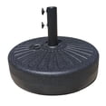 thumbnail image 1 of Base de Parasol Extérieur Support Résistant aux Intempéries Rempli d'Eau et de Sable pour Parasol de Plage Jardin, 1 of 8