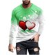 thumbnail image 2 of Blusas y camisas de manga larga y cuello redondo para hombre, camisetas casuales con estampado de moda y cuello redondo, blusas de licra de manga corta para hombre., 2 of 5