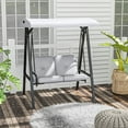 thumbnail image 2 of Outsunny 2 Seater Outdoor Swing Chair Porch Swing Bench with Canopy, 2 of 10