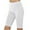 White, variant on Lovskoo Knee Length Leggings Womens Yoga Fitness Running Gym Solid Sports Active Pants Blue