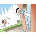 thumbnail image 5 of Paquete de 2 cerraduras para ventanas correderas con limitador de marco antirrobo de acero de aleación, puerta de seguridad, limitador de seguridad para niños, palabra clave Rojo Verde Cocina, Decoración y Otros, 5 of 5