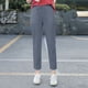 thumbnail image 1 of WILLBEST Pantalones Casuales para Mujer, Pantalones Palazzo de Cintura Alta de Verano para Mujer, Pantalones Largos de Pierna Ancha con Bolsillo para Un Uso Diario Cómodo y Elegante. Chica, 1 of 5