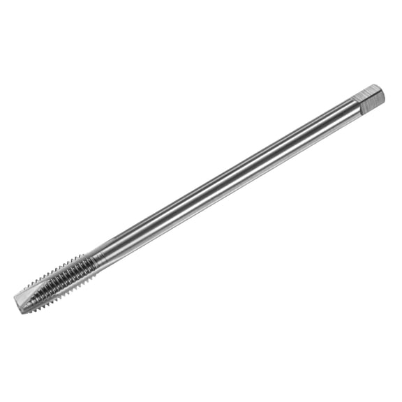Uxcell 1-Pack M8x1.25mm Metric Thread Tap, HSS 150mm Length Straight Flute Right Hand Thread Screw Tapping Tool