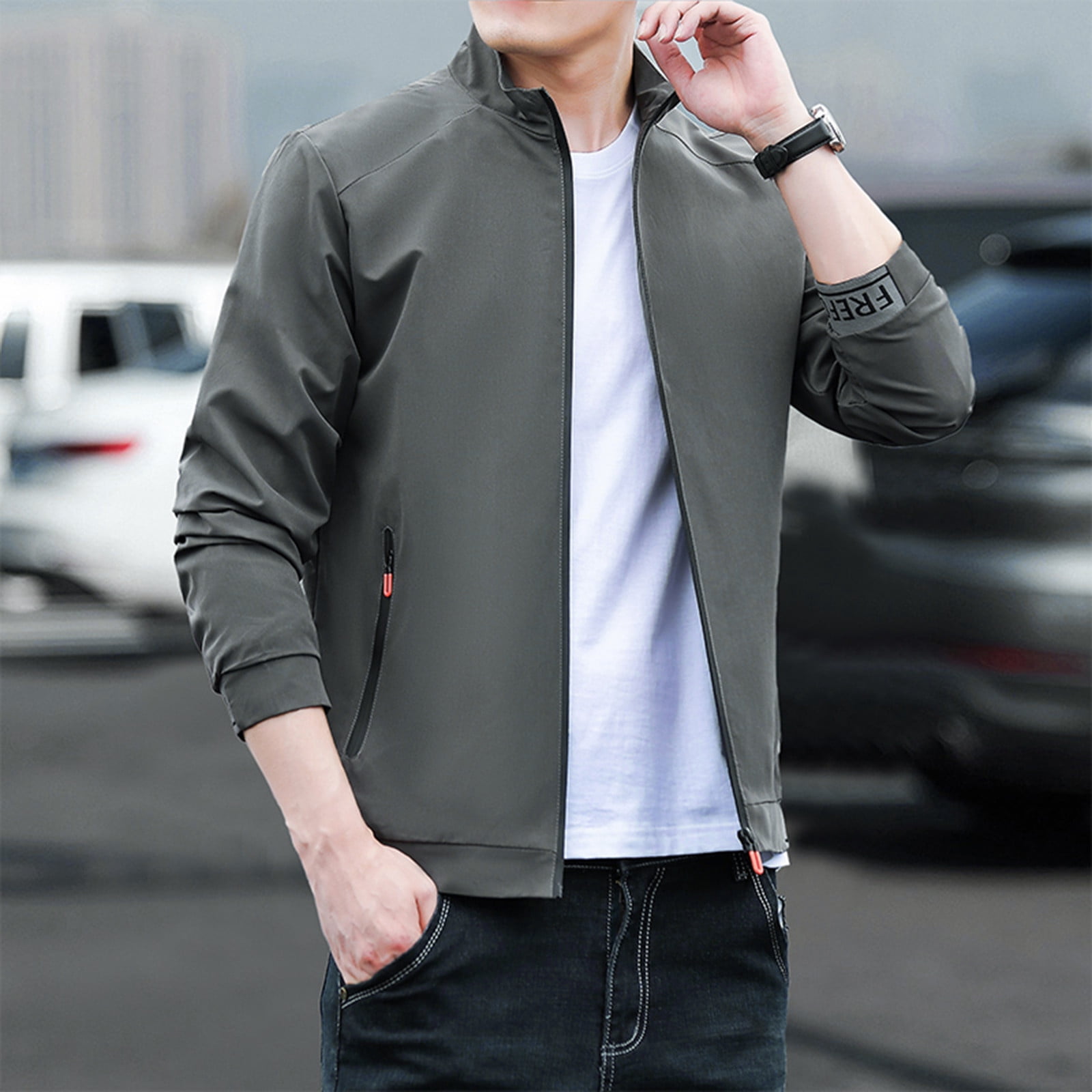 スペシャル特典 Mens LEEy-world Jackets Coats Winter Men's Stylish Casual Snowboarding