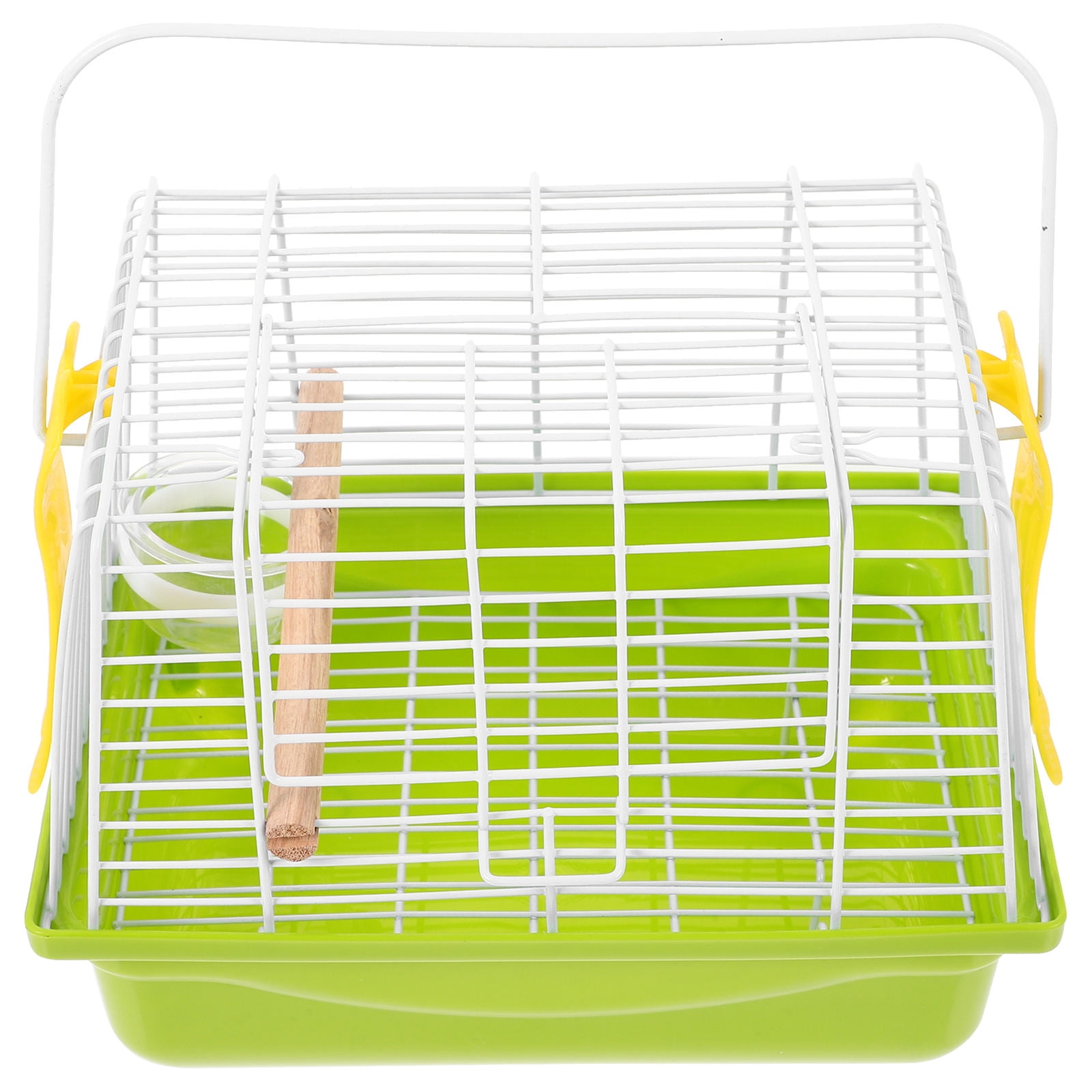 PTOOTP 1Set Portable Bird Travel Cage with Handle for Parrots Small Birds Assorted Colors