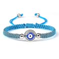 thumbnail image 1 of Evil Eye Braided Bracelet Lucky Red Black Color Thread Couple Chain Handmade, 1 of 1