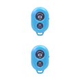 thumbnail image 1 of Sidaley cámara control remoto inalámbrico acampar al aire libre portátil compatible con bluetooth 4.0 controlador de obturador accesorios azul Azul 2piezas, 1 of 5