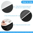 thumbnail image 4 of Uxcell 20Pcs in 1Set Acrylic Self Adhesive Star Mirror Wall Sticker Decals, Black, 4 of 6