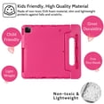 thumbnail image 2 of TECH CIRCLE Kids Case for iPad Air 13 inch M2 2024,iPad Pro 13" Case 2024,Lightweight Shockproof Rugged EVA Kids Friendly Handle Kickstand Child Proof Protective Kids Case with Pencil Holder,Rose, 2 of 6