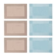thumbnail image 1 of Estera de aislamiento térmico de un solo marco de pvc, estera de aislamiento térmico occidental de un solo marco, mesa decorativa simple y generosa, 6 uds., 1 of 5