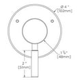 thumbnail image 2 of Speakman CPT-1110 Chrome Neo Transfer Valve Trim in Polished, 2 of 2