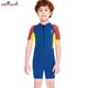 thumbnail image 3 of Niños trajes de baño Sunprotection traje de buceo ultrafino Neopreno Nylon traje de baño de una sola pieza para el buceo juvenil Snorkeling Surfing Natación Naranja XL Monstrate OD003672-09, 3 of 7