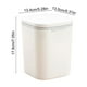 thumbnail image 3 of Cubo de basura, cubo de basura de escritorio, cubo de basura de alta apariencia, para el hogar, sala de estar, dormitorio, mini cubo de almacenamiento, escritorio, cesto de basura multifuncional, cubo, 3 of 6